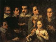 Lavinia Fontana Family Portrait painting